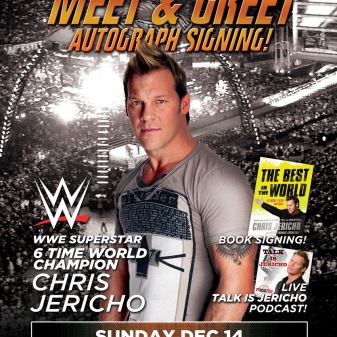 HEROES SIGNING - CHRIS JERICHO